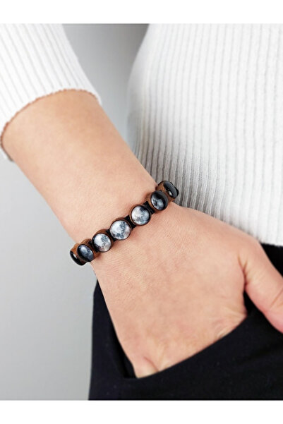 Bijulab Ay’ın Evreleri Temalı Bileklik – Unisex Takı | Anlamlı Hediye