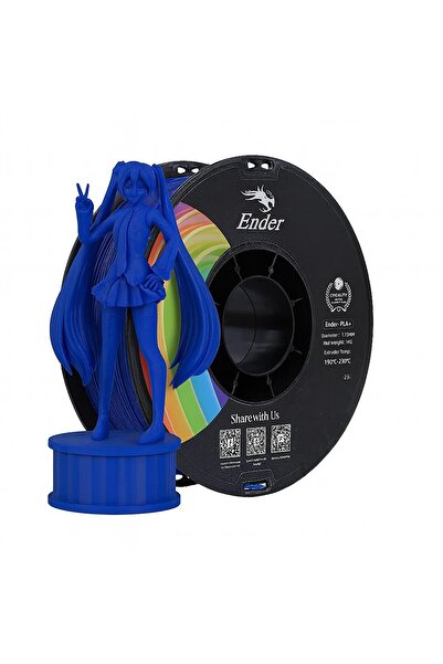 Creality Ender Pla+ Filament Koyu Mavi 1.75mm 1Kg - Urhanshop Gönderimli