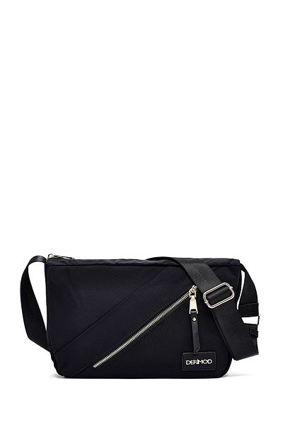 Derimod Women's Black Fabric Crossbody Bag 25Sbd25226F