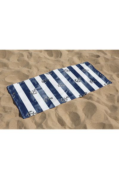 Home Anchor Anchor Patterned Digital Printed Men's Beach Bath Towel