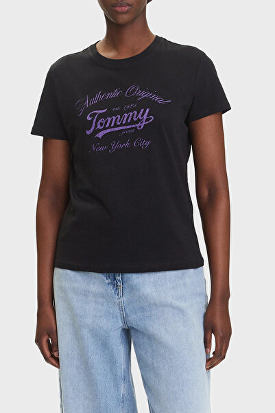 Tommy Jeans Γυναικείο T-shirt DW0DW21404 Πολύχρωμο