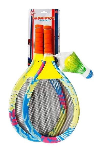 Mu Art Ahşap S00002117 Sun-Rst-Rsp-Badminton Σετ Μικρό Διχτυωτό, Standard