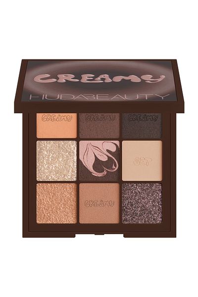 Huda Beauty Matte Cream Shadows, Creamy Texture That Turns into a Graceful Powder Finish Eyeshadow Palette