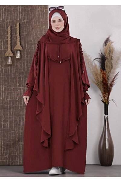 MÜHTEŞEM TEKSTİL Aerobin kumaşı Tesettür çarşaf boyu 150 cm