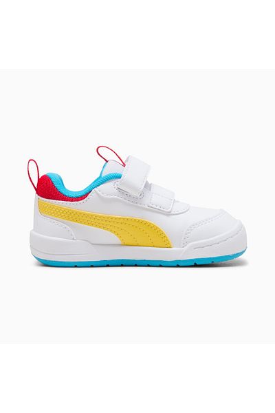 Puma Children's White-Yellow Multiflex 2 Color V Inf Casual Shoes 402940-01