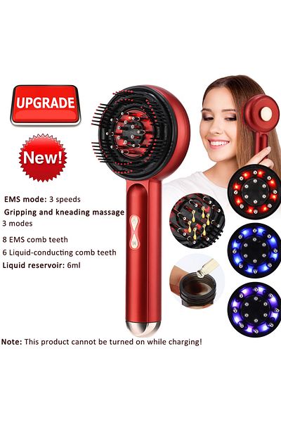 Choice New type Electric Hair Regrowth Brush with Infrared Light Machine Acupoint Scalp Massage Anti-Hair L