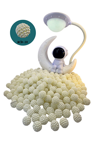 CSG BAZAAR Böğürtlen İnci Boncuk - Krem - 14 mm - 40 Adet - MCİK-20 - Takı ve...