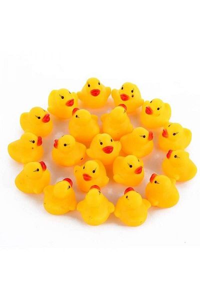 fun zone 20-Piece Soft Floating Swimming Duck Water Toys