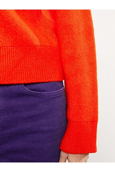 LC Waikiki Crew neck solid long sleeve women knitwear sweater