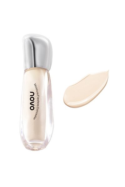 No-vo Concealer Liquid, Full Coverage Brightening Under Eye Concealer for Women