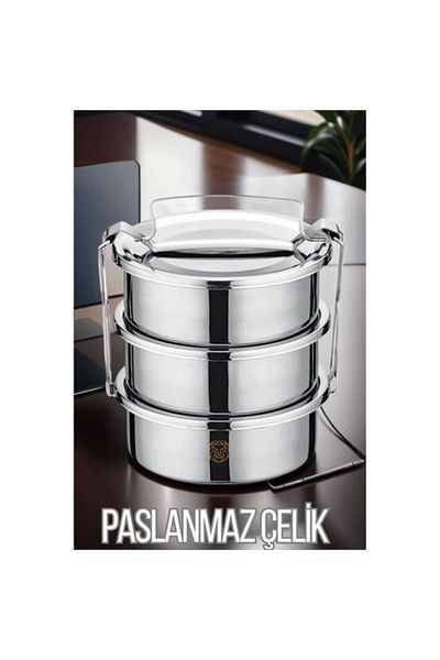HvT Sefer Bowl Stainless Steel Food Container 17 cm
