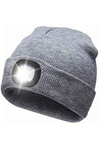 Generic LED Light Battery Powered Beanie Hat Cap for Outdoor Hunting Camping 20 * 10 * 20cm