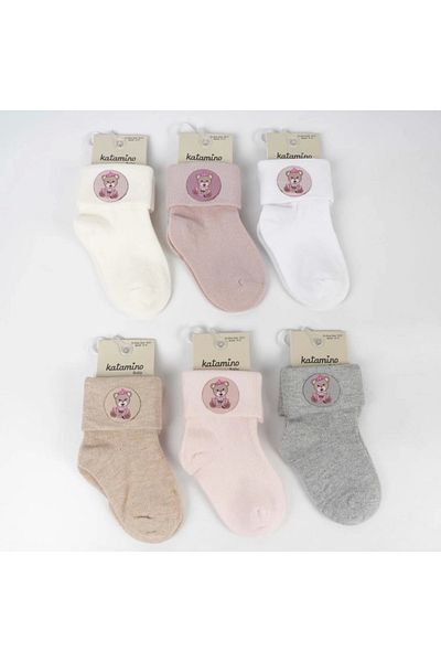Katamino Bukre Aks Baby Girl Socks K46292 Assortment