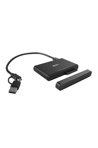Lindy Wildsmith Lindy Stacja Dokująca USB 3.2 C do M.2 NVMe & SATA SSD z Funkcją Klonowania, 43359