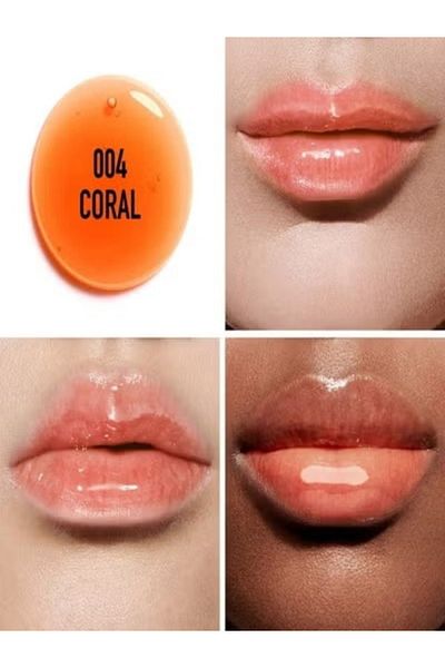 Dior Addict Lip Glow Oil 004 Coral – Nourishing Hydrating Lip Care Oil Bright Coral Tint 6mL