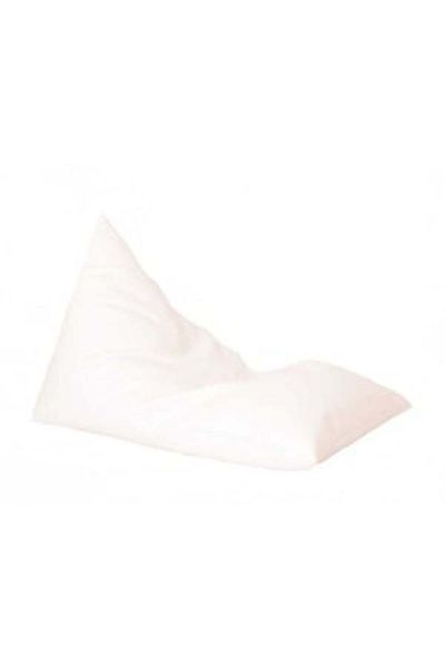 Pufrelax Kudos Bean Bag Chair, Eco-Leather Material - Snowflake