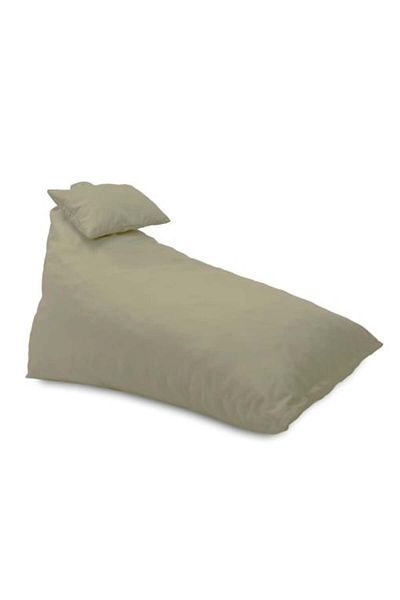 Pufrelax Fotoliu puf, Kudos, perna inclusa, material impermeabil, Bej