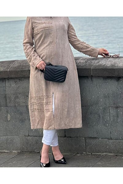 JALİA Batik Strawberry-Ruffle Detail Zipper Araboy-6070