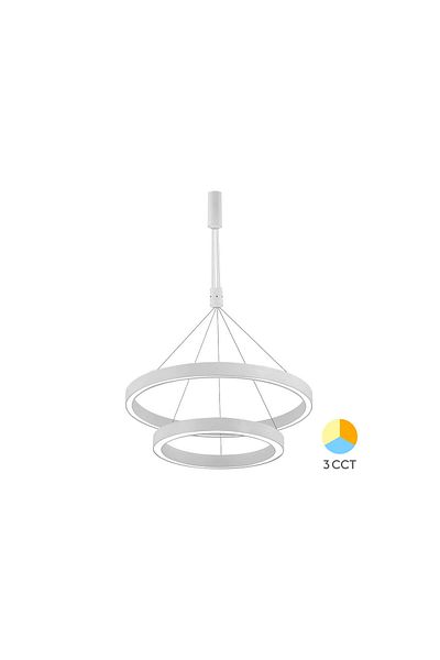 Braytron Lampă de tavan LED decorativă Lina 65W 3 în 1 PD-2540 Albă