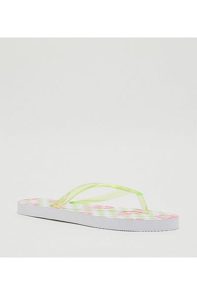 Aeropostale GIRLS HIBISCUS CHECKER FLIP-FLOP