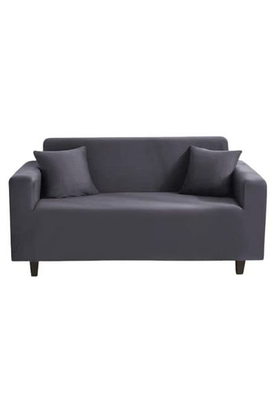 OEM Elastic Sofa Cover, Uni, 2-Seater, 140x180cm, Dark Gray