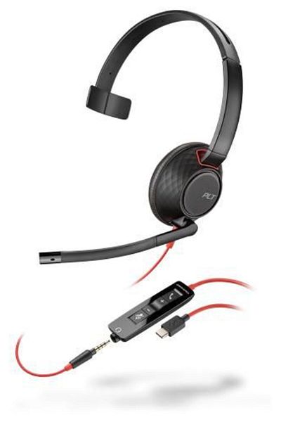 ANDY&POLY Poly Blackwire 5210 C5210 USB C, 207587-03