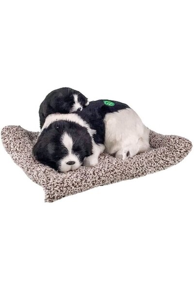 OEM Pernuta din plus, mama cu puiut dormind, 27x12 cm, multicolor M2