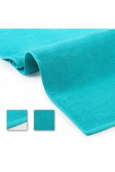 OEM Set 10 Face Towels, Cotton, Uni, 400g/m², 50x90cm, Turquoise