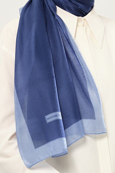 Madame Polo Amber Printed Shawl Multicolored Wrinkle-Free Fabric 75X180 cm
