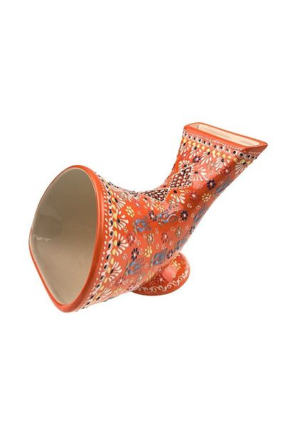 OEM Amplificator de sunet decorativ pentru telefon, design floral, pictat manual, 22x15cm, multicolor