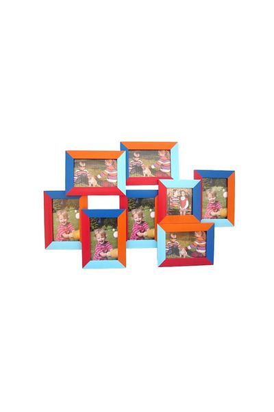 OEM Multicolor Frame with 8 Photos, 65x42cm