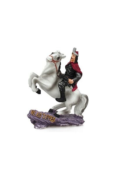OEM Statuie din rășină cu Vlad Țepeș pe cal 10x12 cm