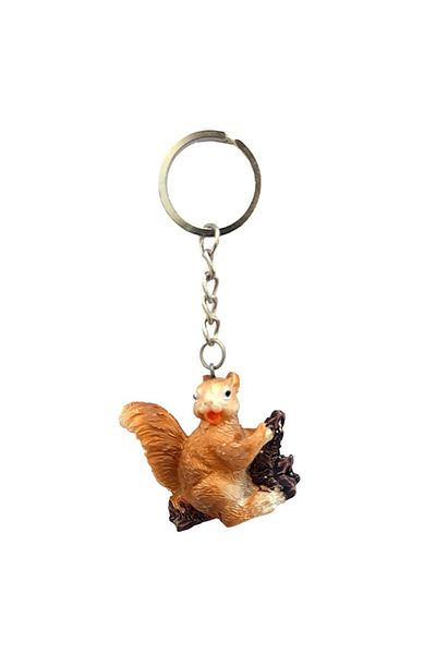 OEM Keychain Resin Representing a Squirrel, M2, 4X4cm