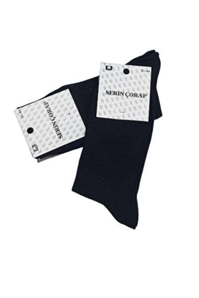 OEM Set 10 bucati sosete bumbac barbatesti Serin Negru 41-44 EU