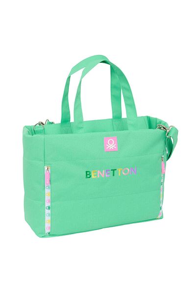 Benetton Husă pentru laptop, mentă, 40 x 31 x 17 cm