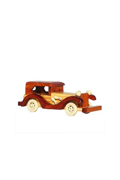OEM Wooden Decoration, Vintage Car, 20x8cm, Multicolor, M2