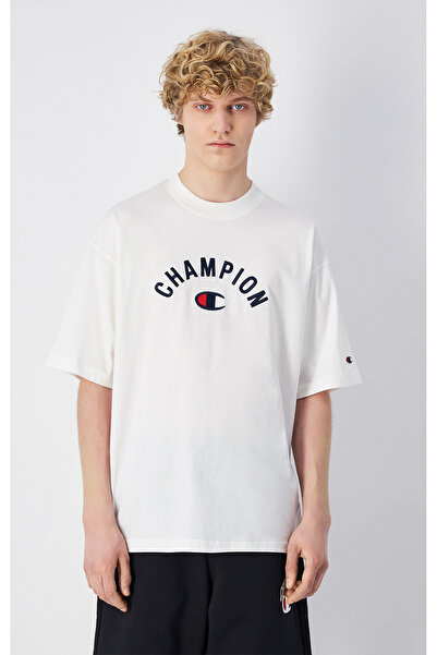 Champion Icons T-Shape Tee Beyaz Erkek Tişört-220798-WW001