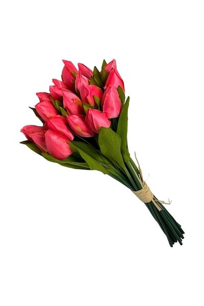 OEM Buchet de lalele artificiale, 36x15 cm, corai
