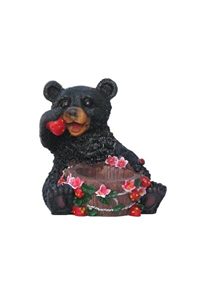 OEM Ghiveci cu urs si capsuni, 22 cm