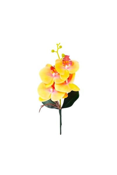OEM Artificial flower orchid, PVC 38 cm peach