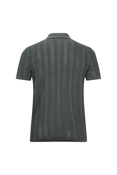 Hatemoğlu Khaki Regular Fit Collar Shirt T-Shirt