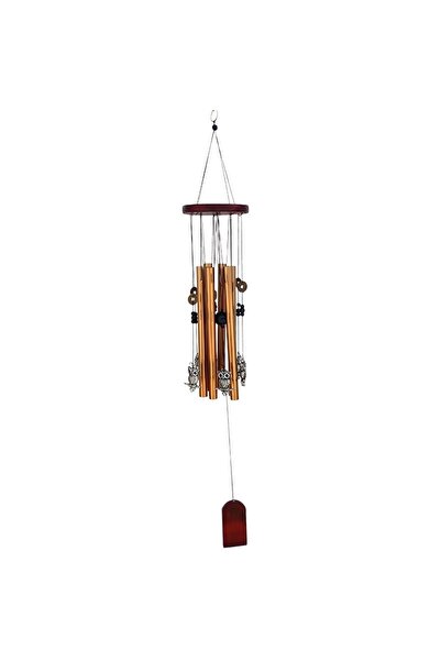 OEM Wind Chimes 6 Tubes Owl, 13x100cm
