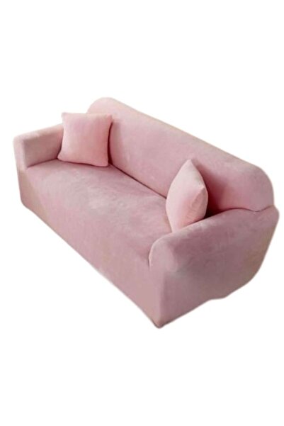 JOJO HOME Ελαστικό κάλυμμα καναπέ, Jojo Home, βελούδο, μονόχρωμο, L-3 θέσεις,...