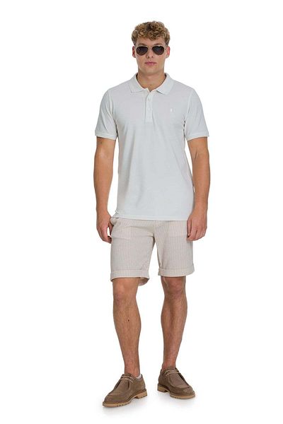 Hatemoğlu Stone Regular Fit 100% Cotton Polo Neck T-Shirt