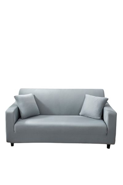 JOJO HOME Elastic Sofa Cover, Jojo Home, Uni, L-3 Seats, 180x230cm, Gray