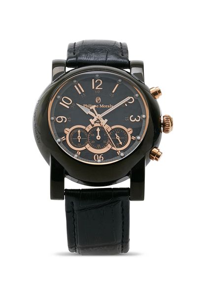 Philippe Moraly Men's Analog Wrist Watch LC1111BRBB