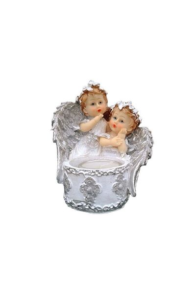 OEM Angels made of resin with wax pill holder 11x11 cm