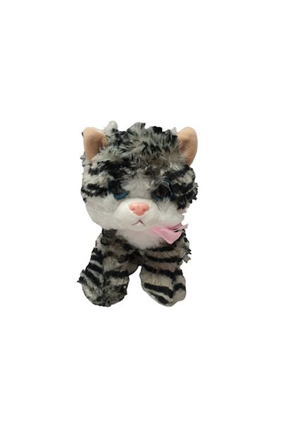 OEM Plush Toy, Kitty, 22cm, White-Black