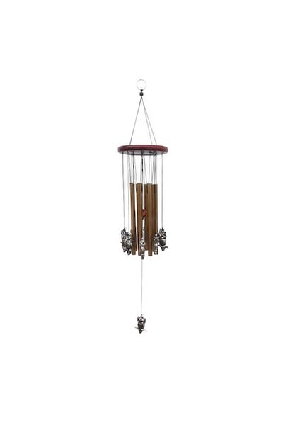 OEM Wind Chime with 11 Elements Owl, 13x68cm