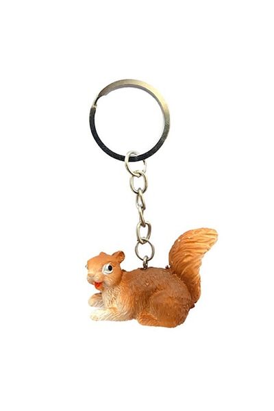OEM Keychain made of resin representing a squirrel, M4, 4x4cm